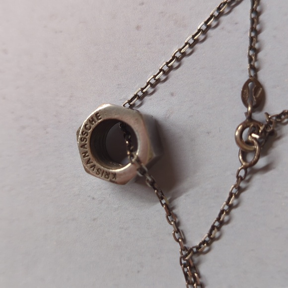 KrisVanAssche Bolt Sterling Silver Pendant and Necklace - Picture 6 of 7